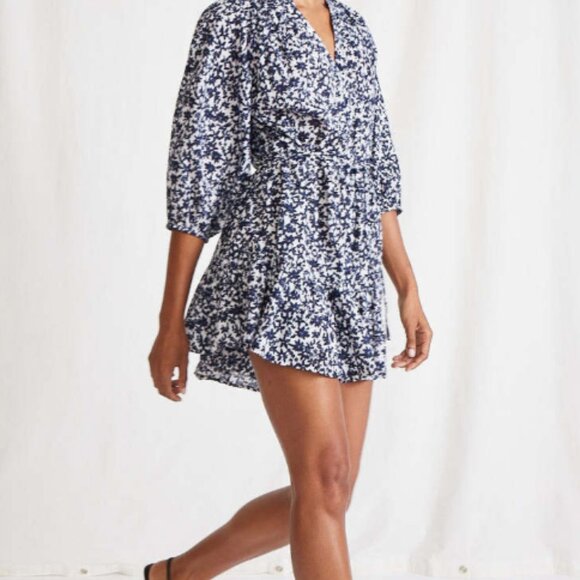 Apiece Apart Mini Mitte Floral Dress Size 2X - Picture 3 of 9